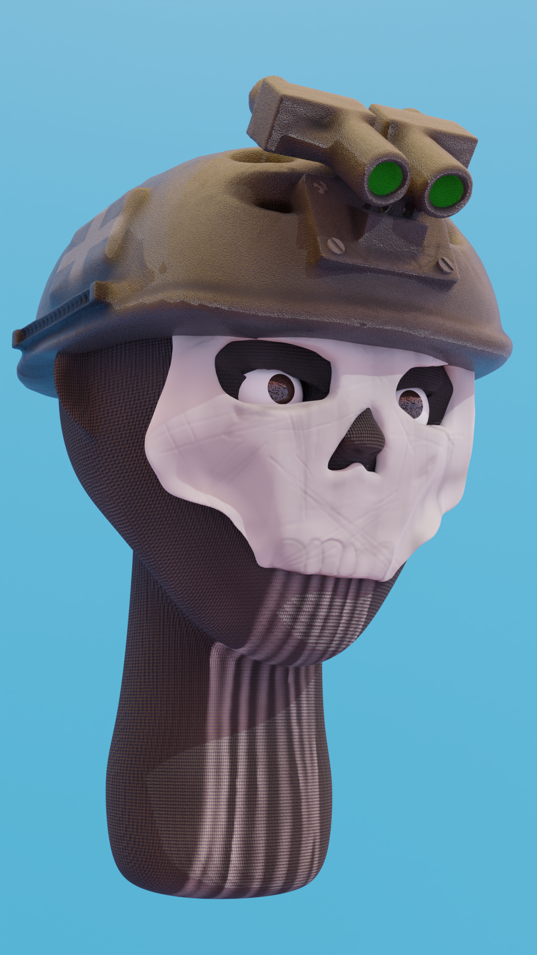 Ghost Cartoon 3D model